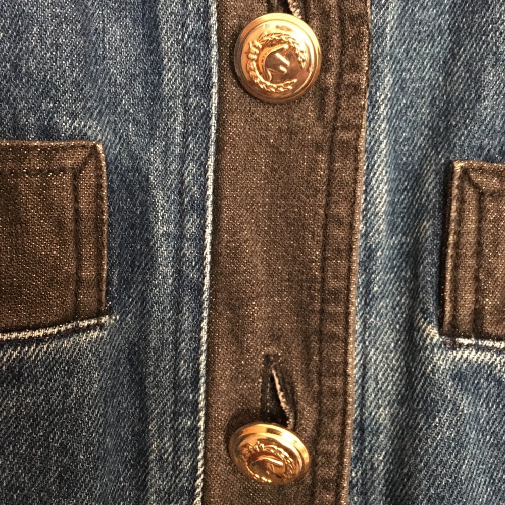 Vintage 90s Moschino Denim Dress - Picture 2 of 5